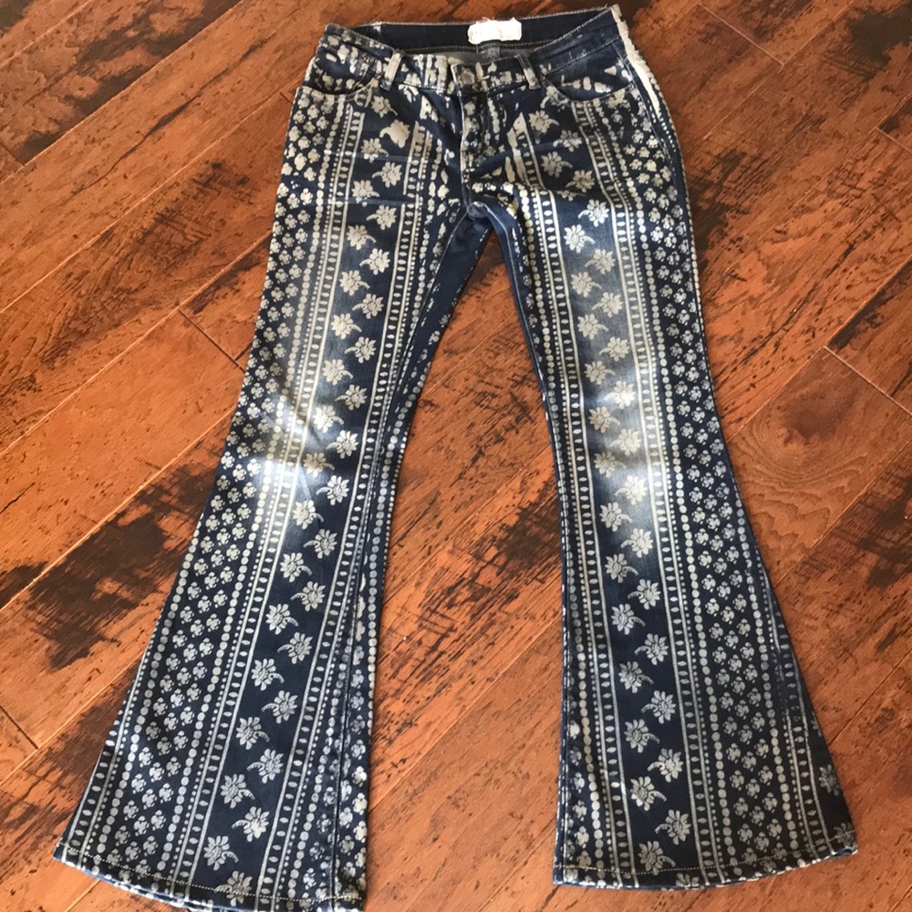 Free People Flower Power Flared Pants!